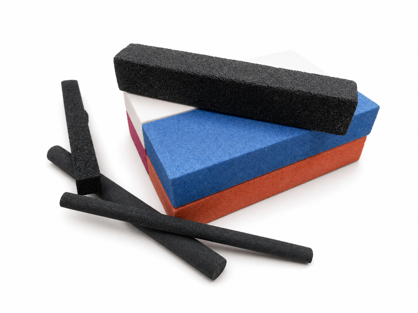 Toolroom finishing support abrasive application